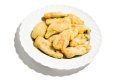 Fiori di zucca pastellati con alici gela