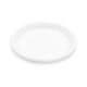 Piatto piano cellulosa bianco