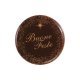 Placchette choc buone feste tonde