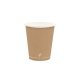 Bicchiere cartoncino avana 200 ml