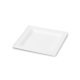 Piatto quadrato 20x20 cellulosa bianco