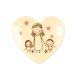 Cuore viva la mamma choc bianco